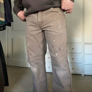 32x30 Schmidt Workwear Paint Splatter Jeans 100% Cotton